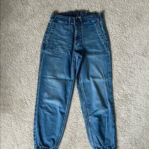 J. Crew Indigo Denim Joggers